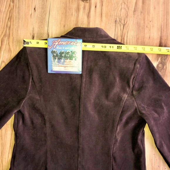 Vintage CLIO Jacket Petite Small Brown Women’s - Picture 5 of 12